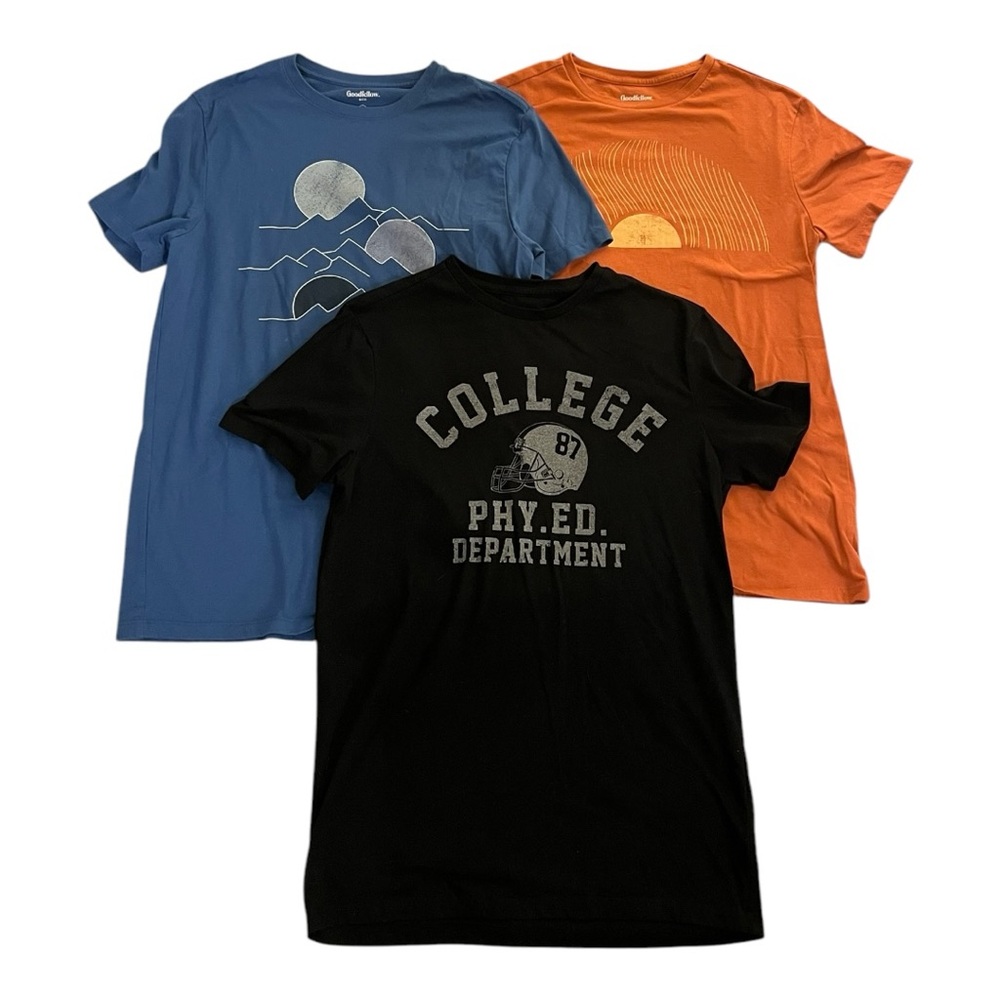 Goodfellow & Co T-Shirt Bundle Casual Graphic Tees Size‎ Small